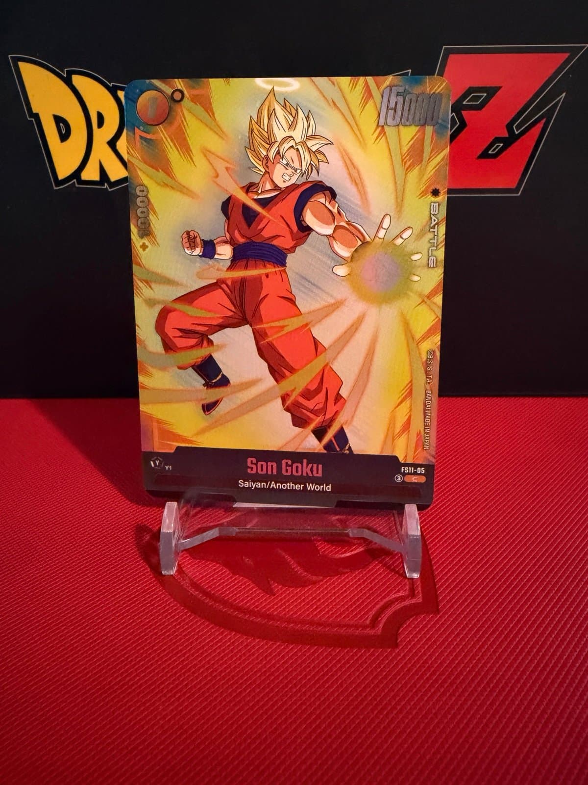 Dragon Ball Super Card Game Son Goku FS11-05 Regular Battle Card Bandai - Thumbnail 2