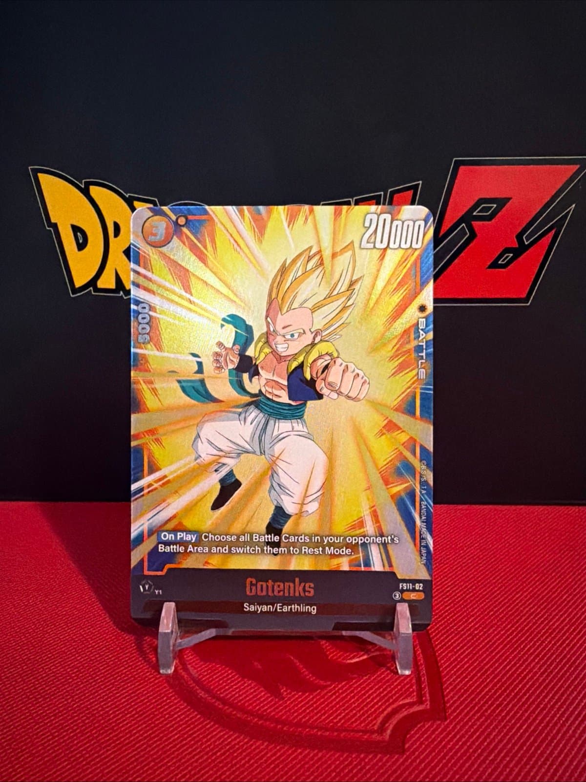 Dragon Ball Super Card Game Gotenks FS11-02 Battle Card Bandai - Image 1