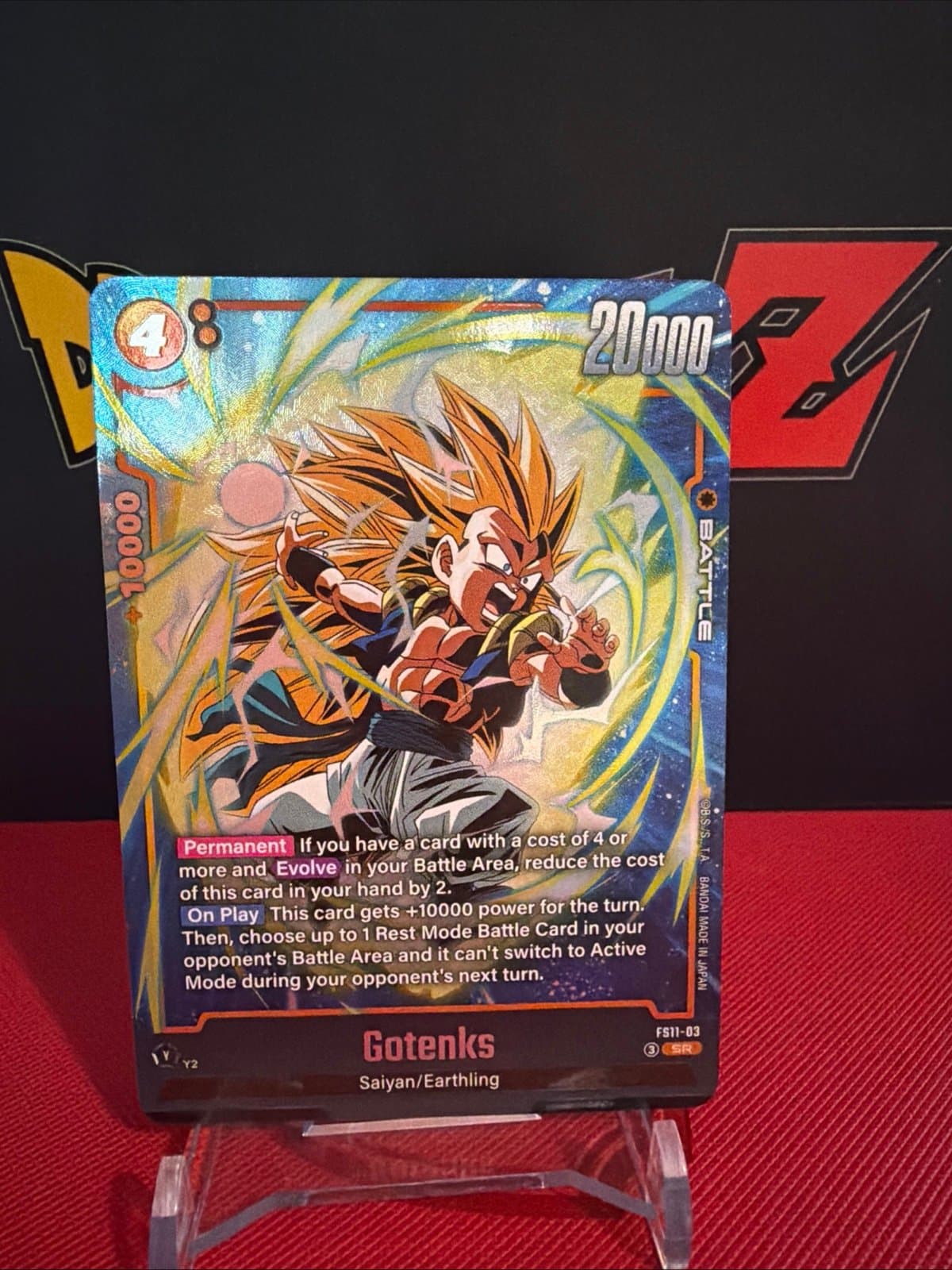Gotenks dragon ball TCG fusion world fs11-03 SR - Thumbnail 2