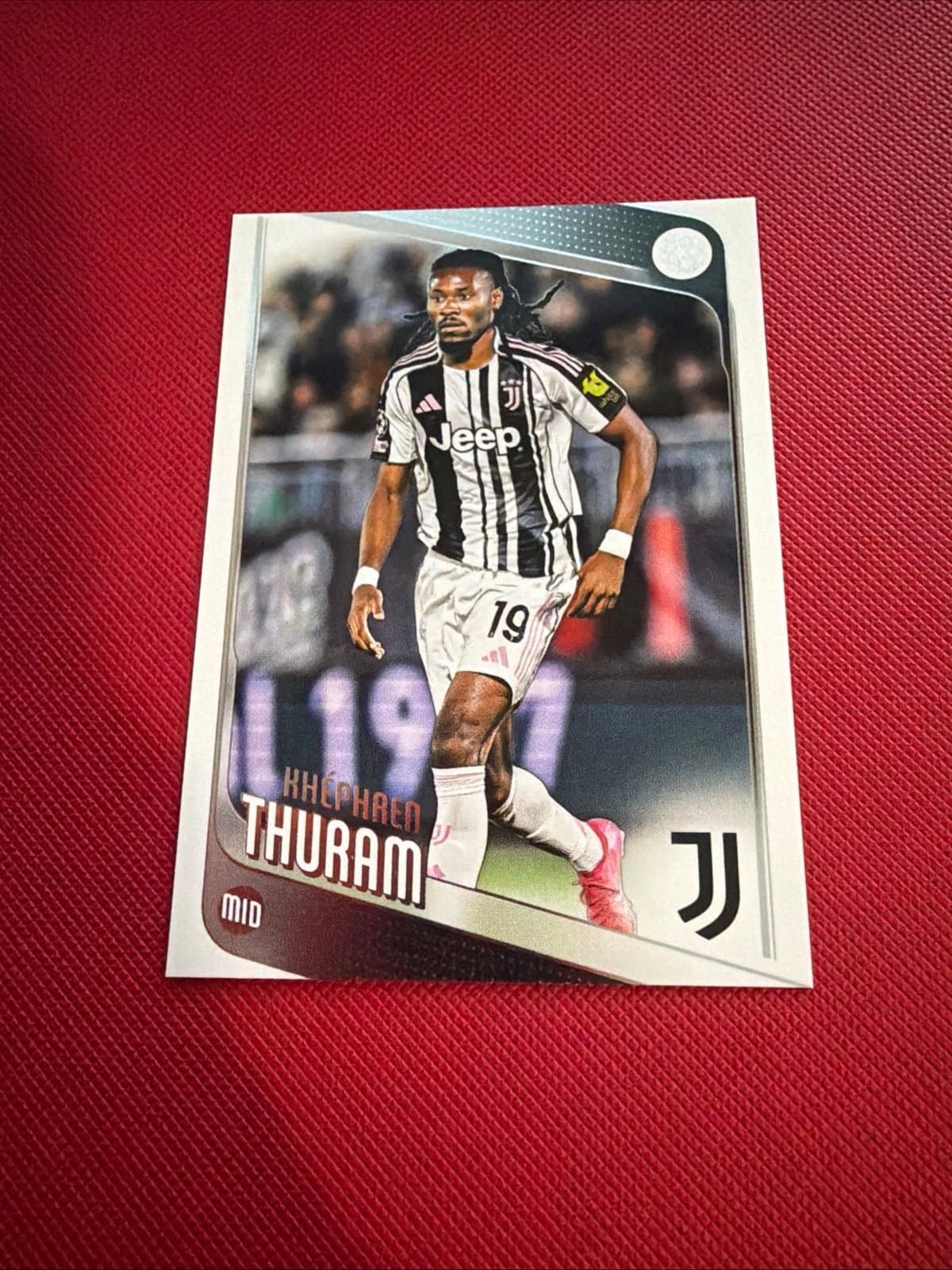 2025-26 Topps UEFA Club Competitions Soccer #71 Khéphren Thuram - Juventus - Image 1