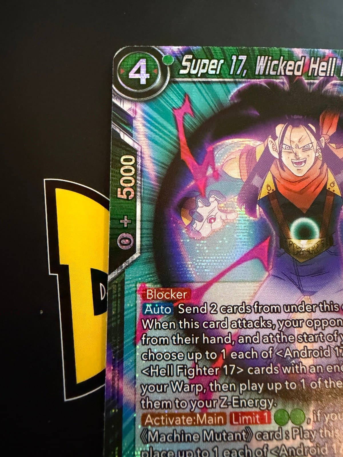 Super 17, Wicked Hell Machine EX23-25 EX Foil NM - Thumbnail 4