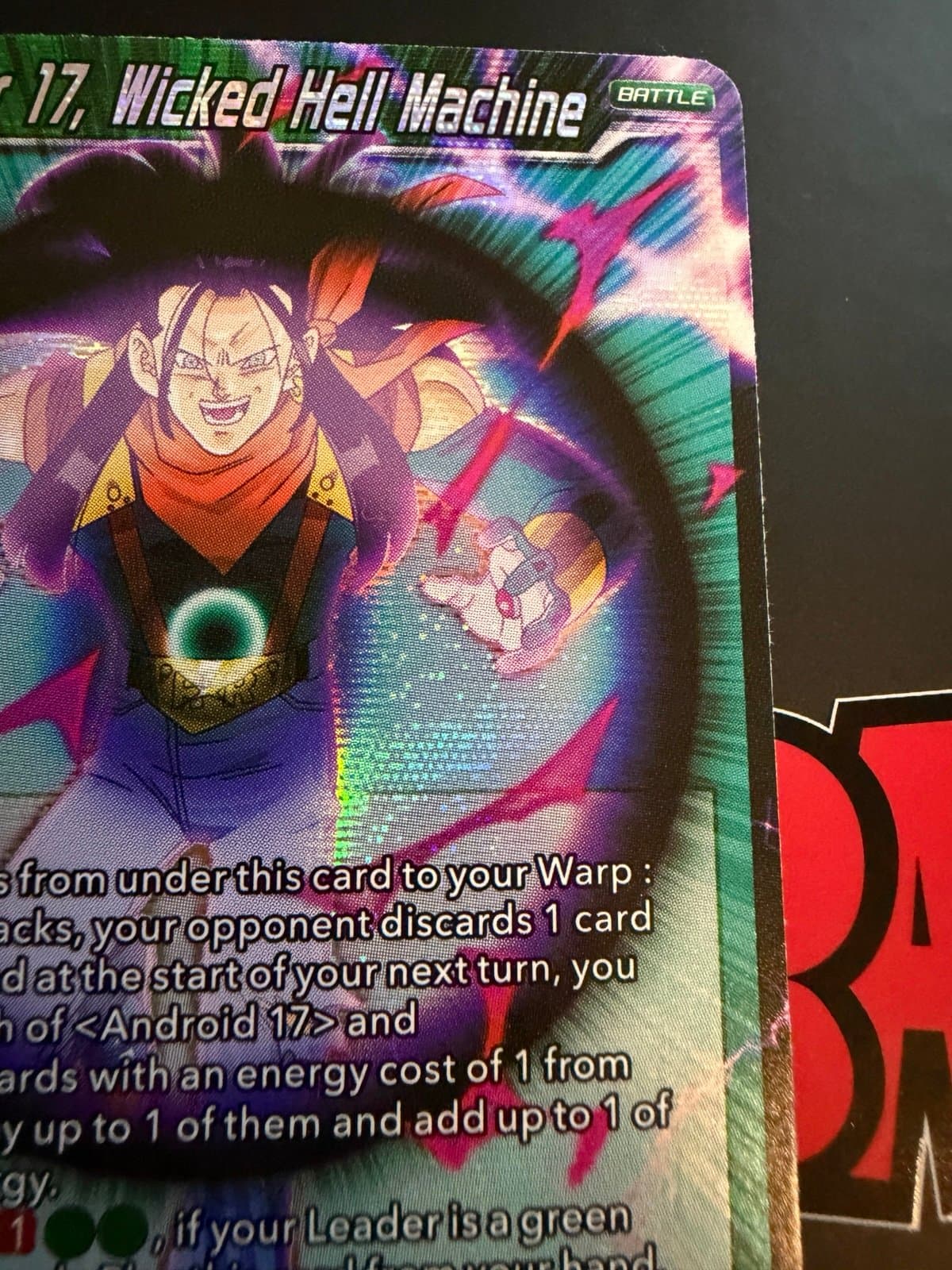 Super 17, Wicked Hell Machine EX23-25 EX Foil NM - Thumbnail 5