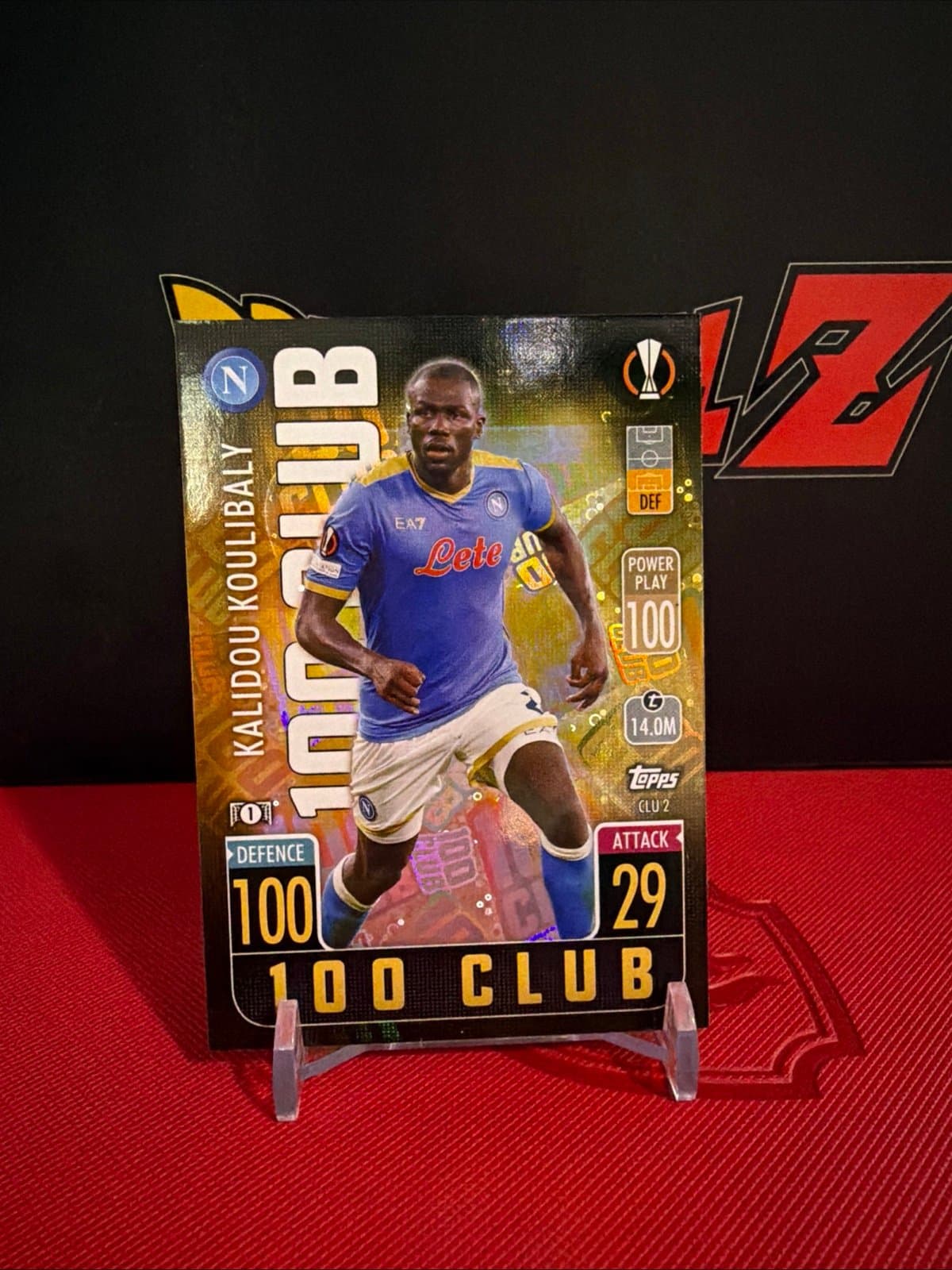 Kalidou Koulibaly Napoli 100 Club Europa League Topps - Image 1