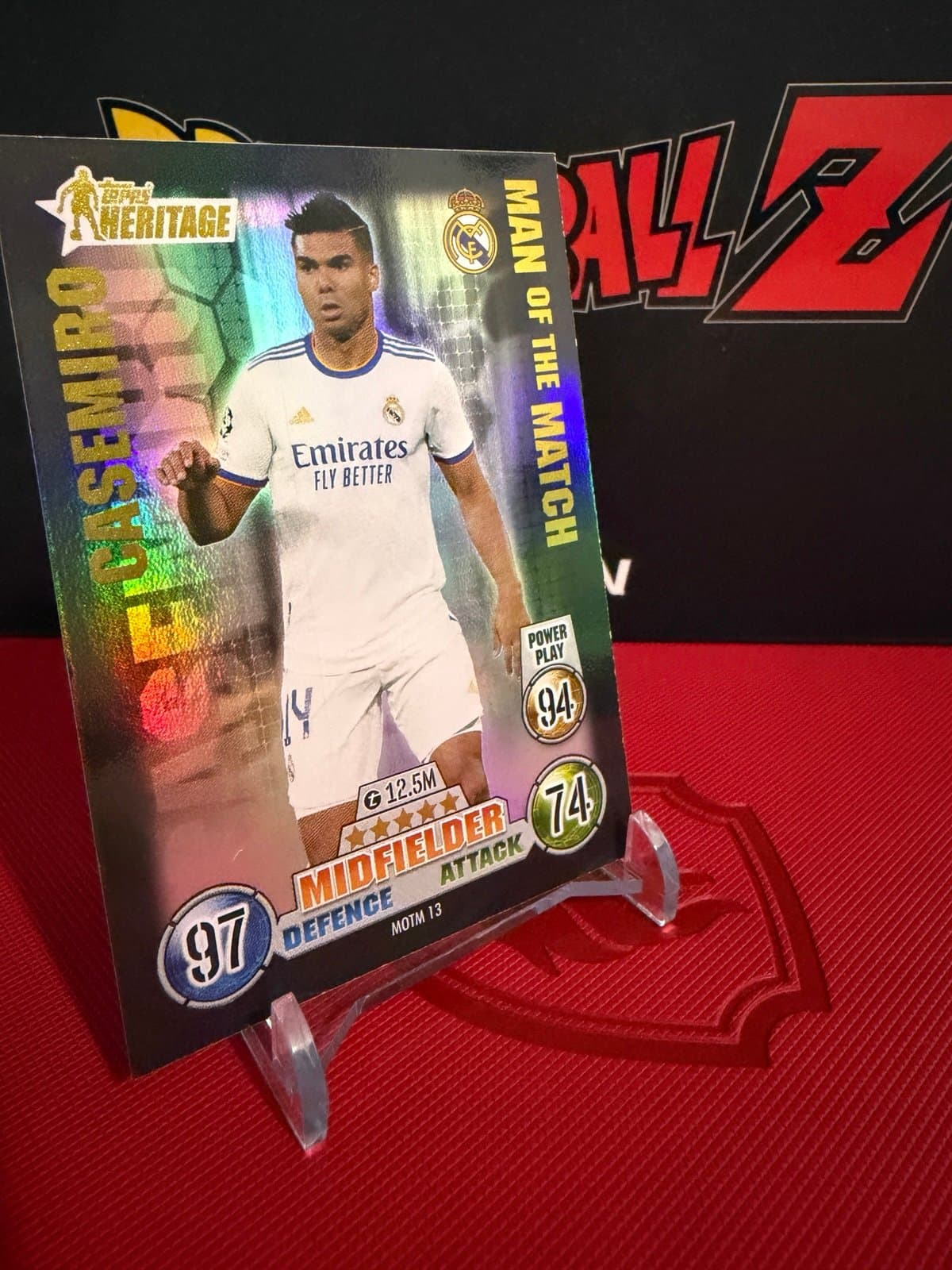 Casemiro Man of The Match Topps Heritage Real Madrid - Thumbnail 2