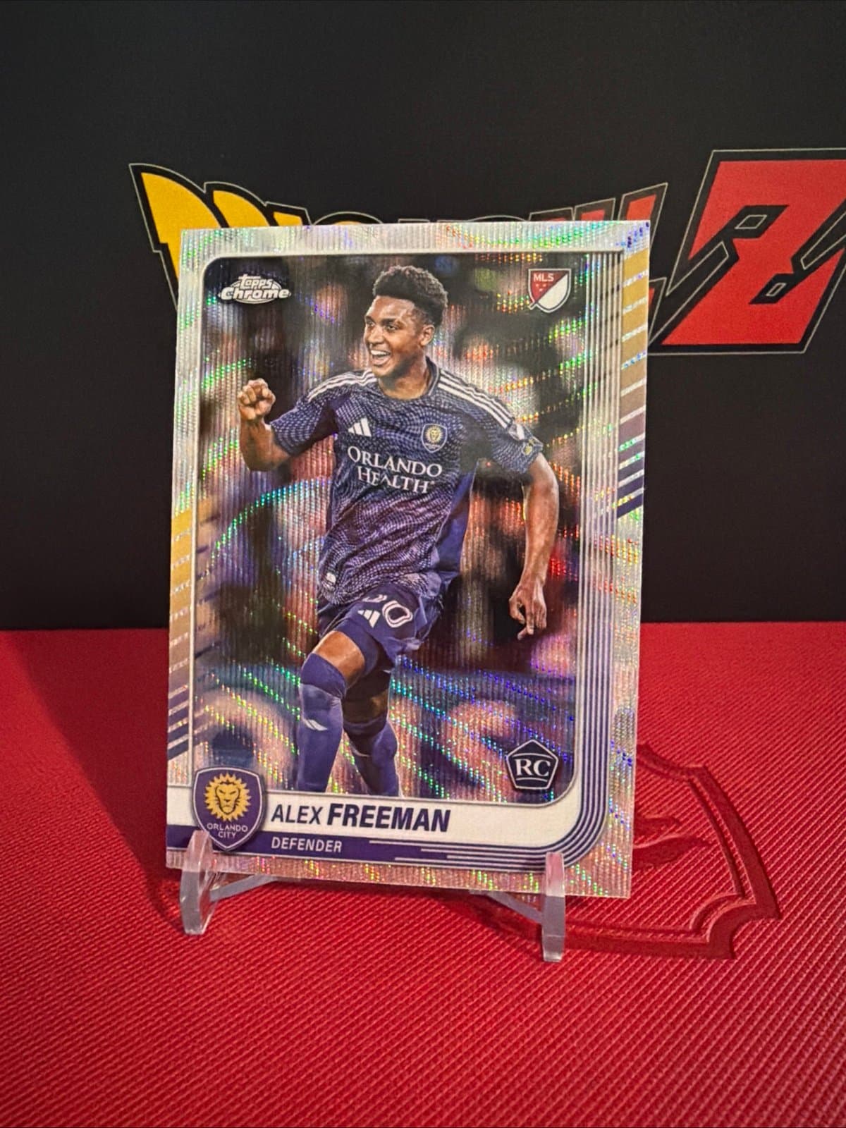 2025 Topps Chrome MLS Prism Refractor #129 Alex Freeman Rookie - Thumbnail 2