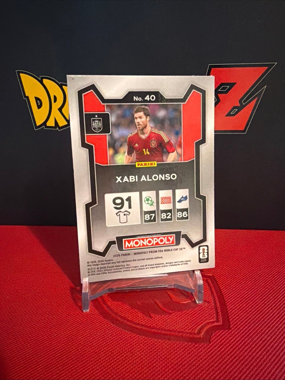 Xabi Alonso 2026 Panini Prizm Monopoly FIFA World Cup #40 Base Spain - Thumbnail 3