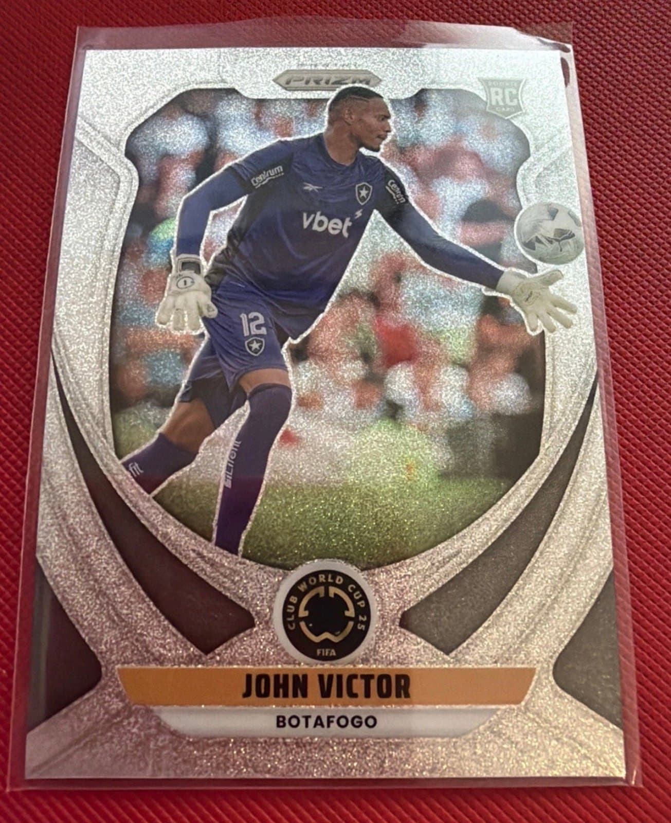 Rookie Card 2025 Panini Prizm FIFA Club World Cup John Victor #55 Glitter - Image 1