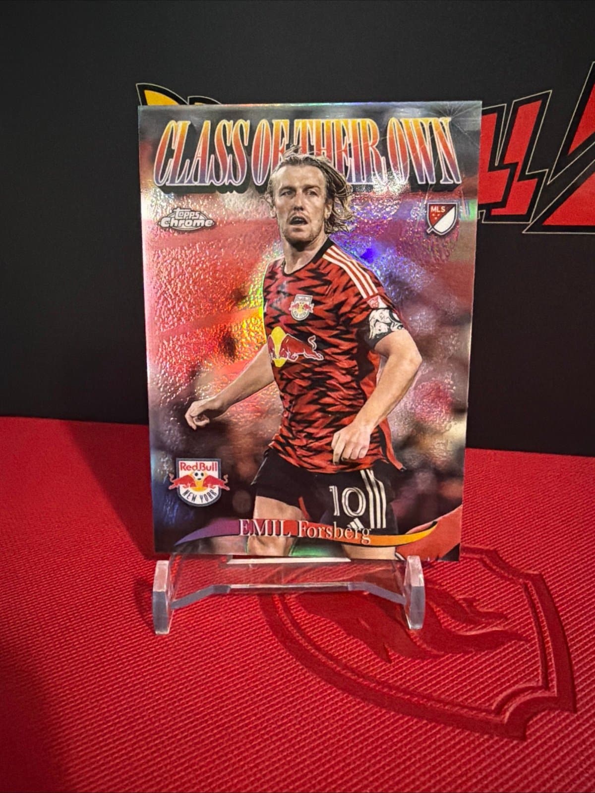 Emil Forsberg 2025 Topps Chrome MLS Class Of Their Own New York Red Bulls - Thumbnail 3