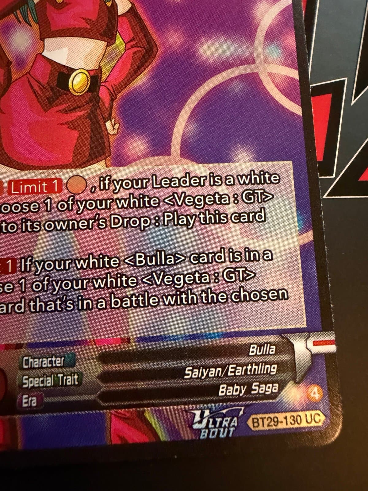 DBS Fearsome Rivals - Bulla, Cute Little Devil BT29-130 UC Foil - Thumbnail 2