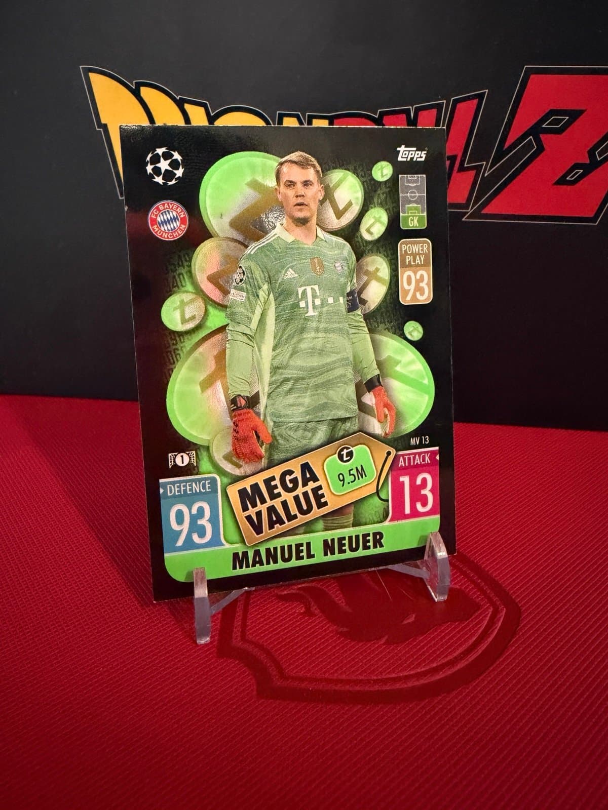 2021-22 Topps Match Attax UCL Extra - Mega Value Manuel Neuer #MV 13 - Thumbnail 2