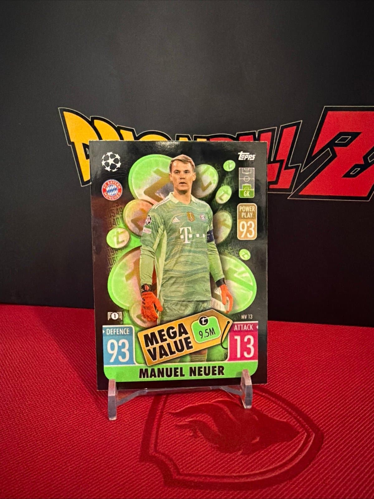 2021-22 Topps Match Attax UCL Extra - Mega Value Manuel Neuer #MV 13 - Image 1