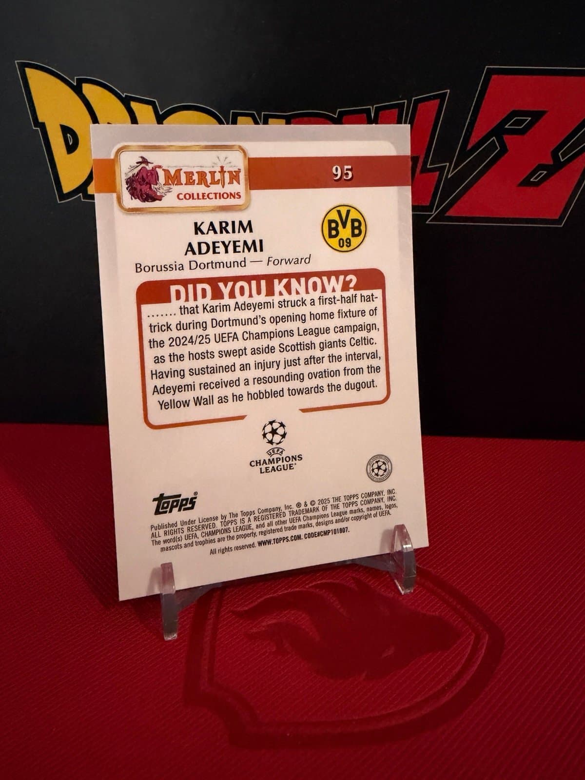 Karim Adeyemi 2024 Merlin UEFA Club Competitions Borussia Dortmund #95 - Thumbnail 3