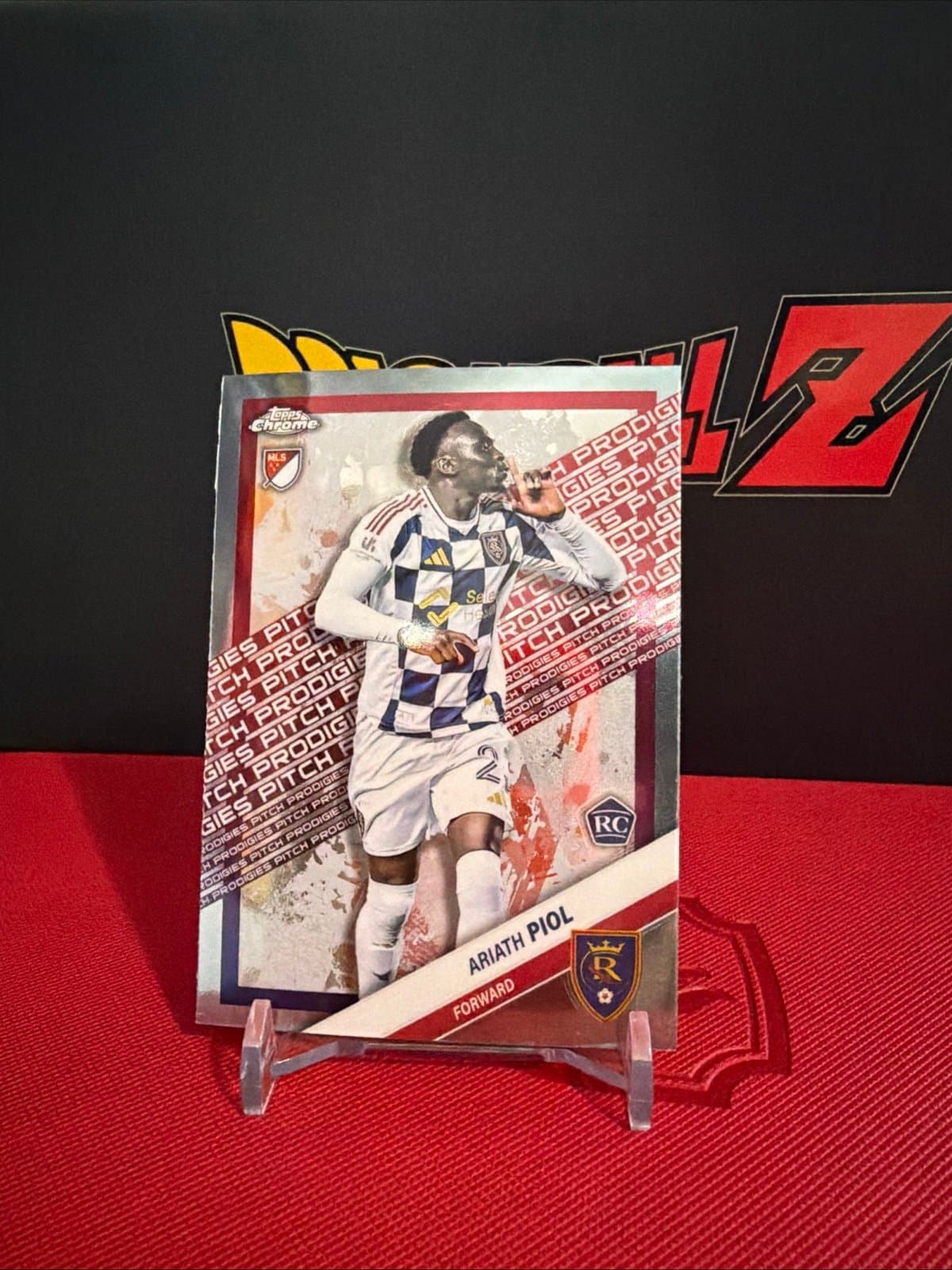 2025 Topps Chrome MLS Pitch Prodigies #194 Ariath Piol RC - Image 1