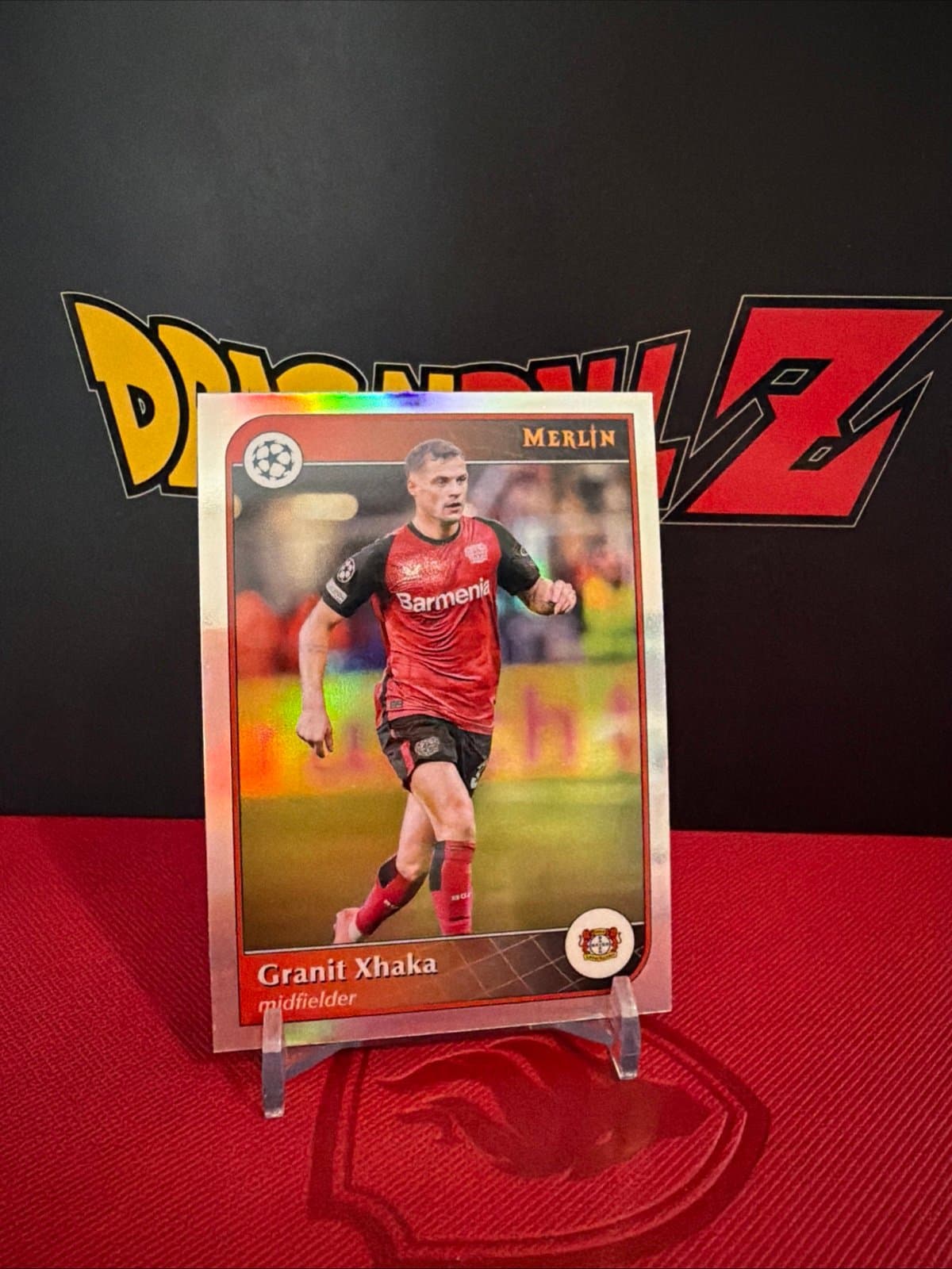 Granit Xhaka 2025 Topps Merlin Refractor #34 - Image 1