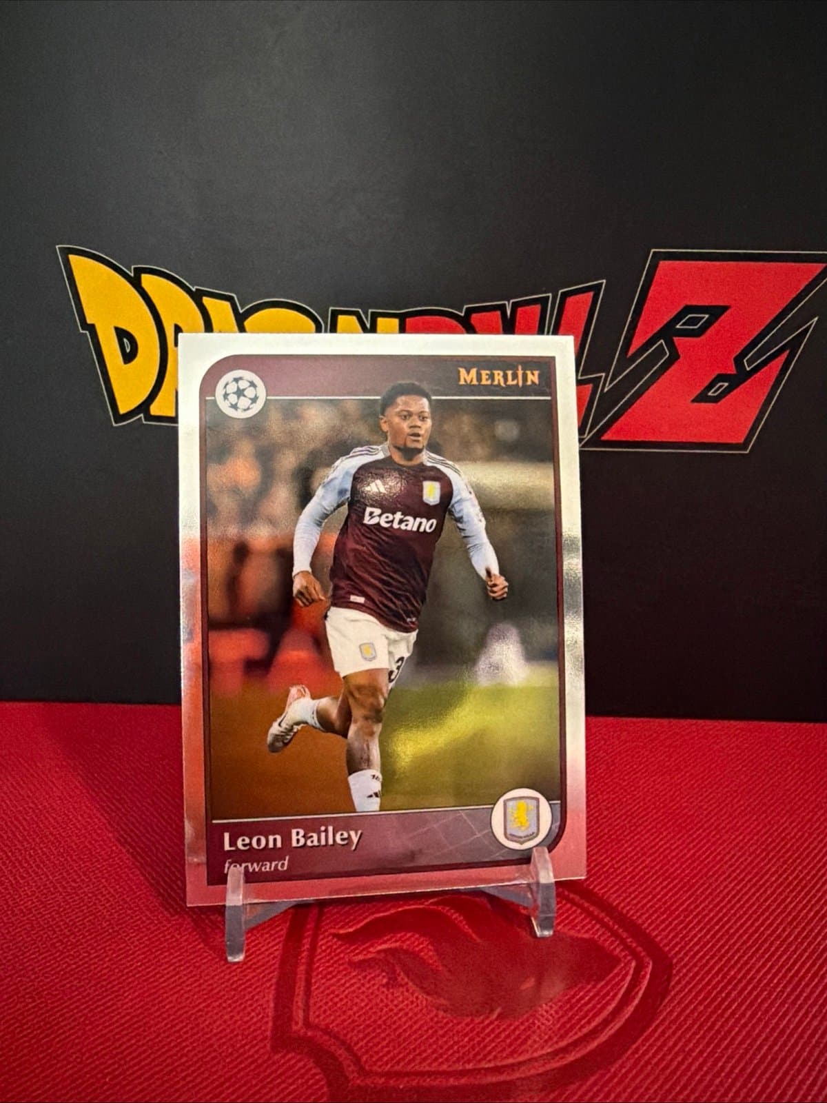 2024-25 Topps Merlin UEFA Club Competitions #31 Leon Bailey Aston Villa - Image 1