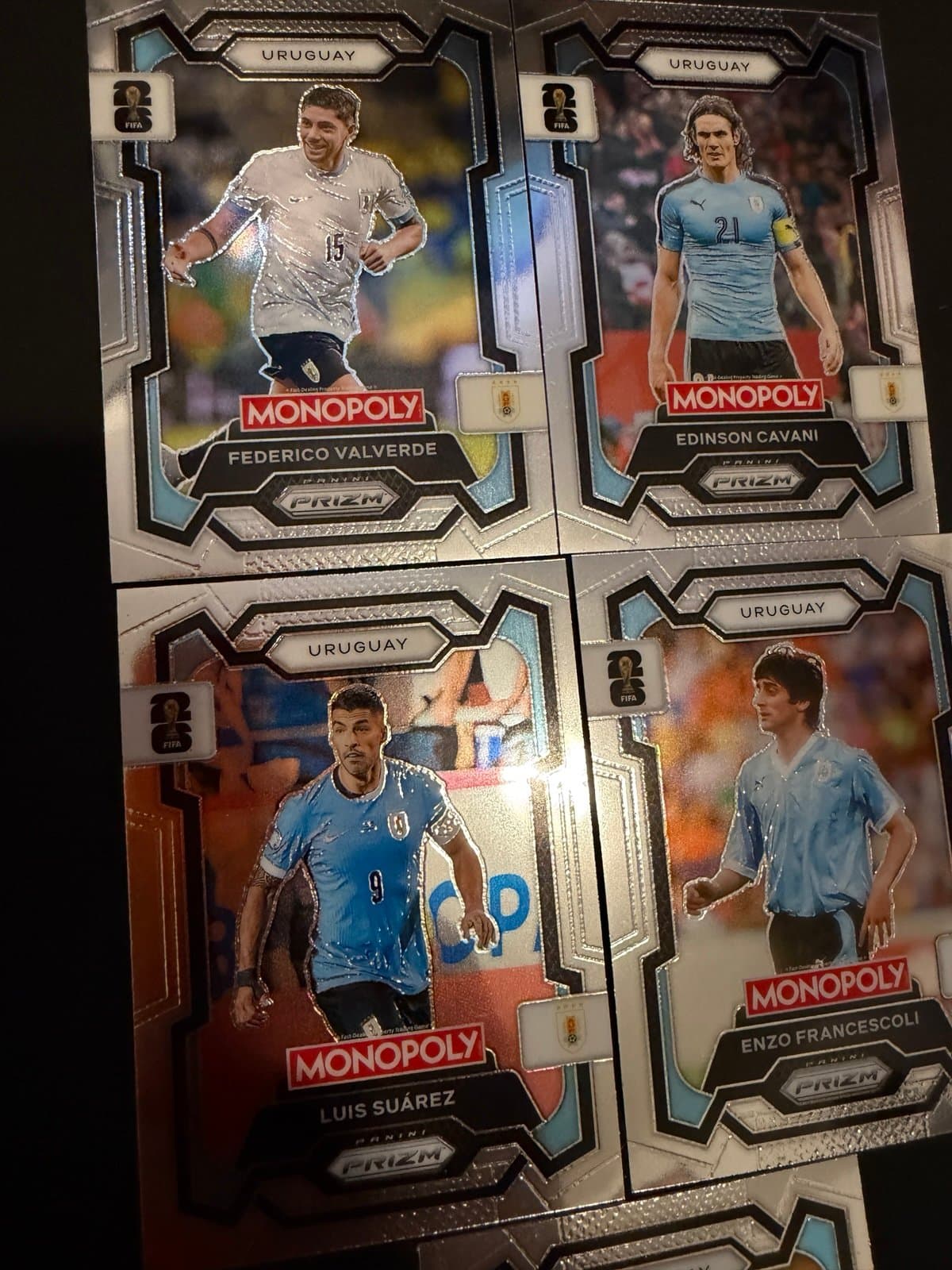 2026 Fifa World cup panini Prizm Monopoly URUGUAY LOT - Thumbnail 3