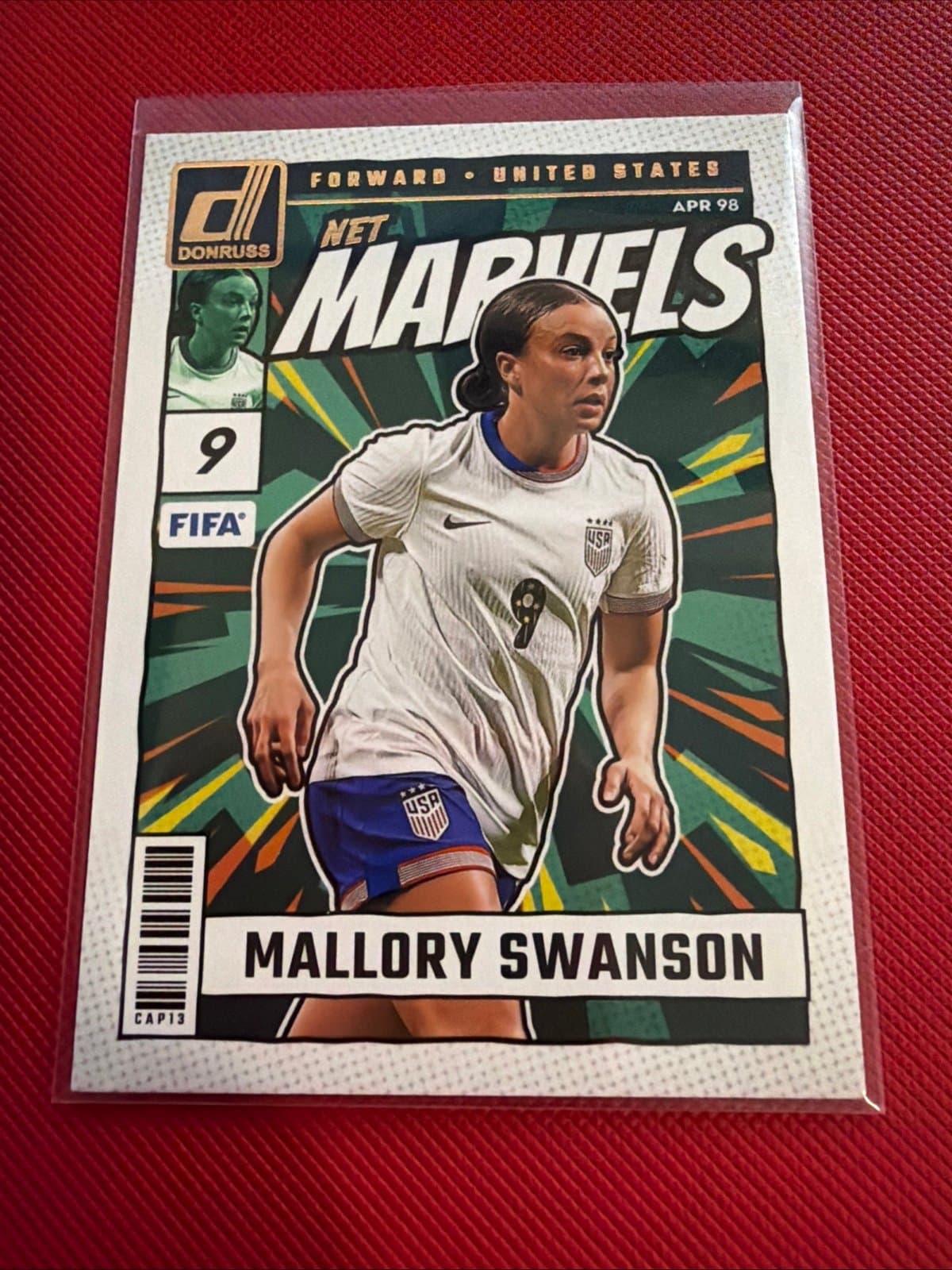 Mallory Swanson 2024-25 Donruss Soccer Net Marvels #1 - Image 1