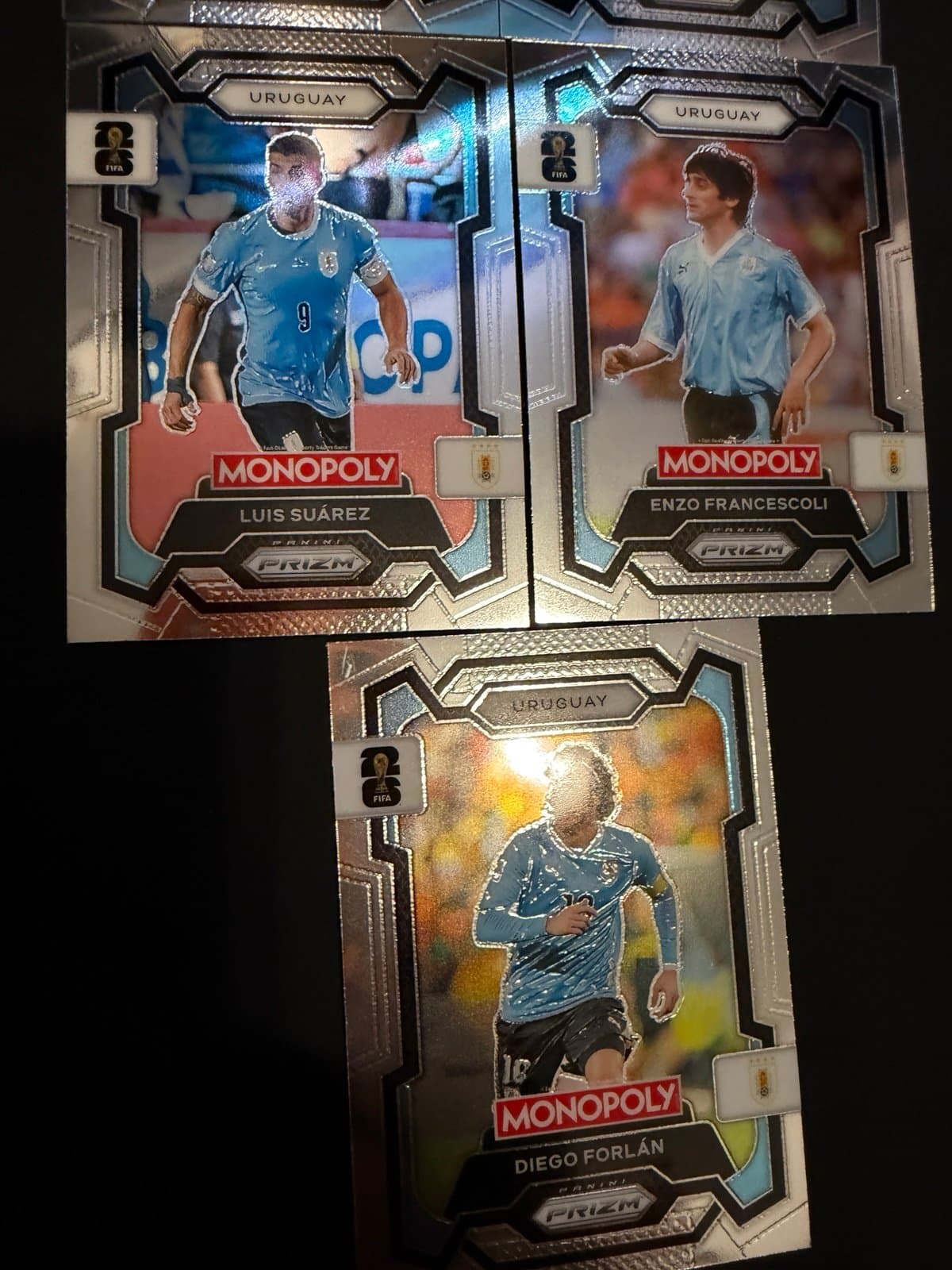 2026 Fifa World cup panini Prizm Monopoly URUGUAY LOT - Thumbnail 2