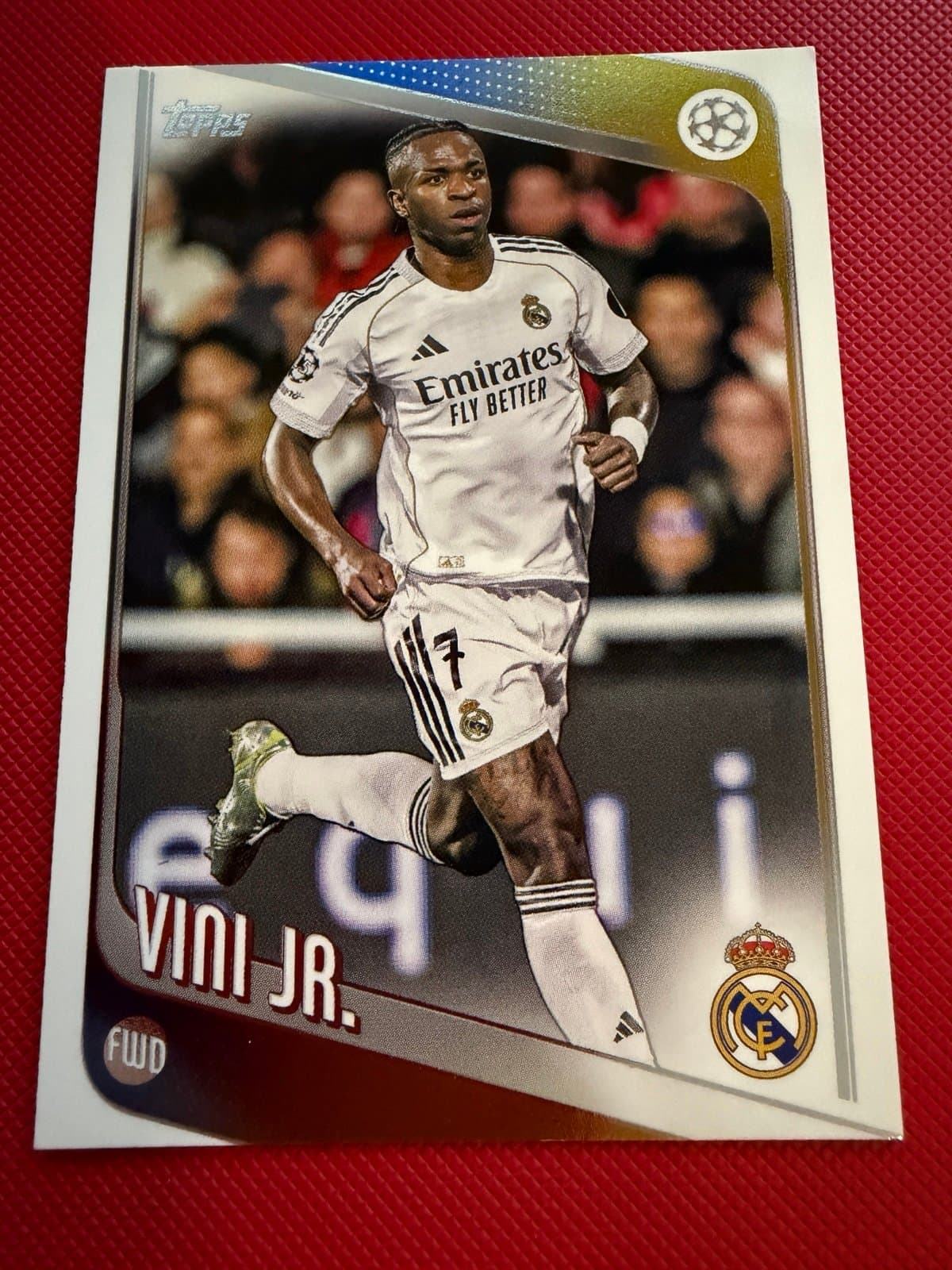 Topps VINI JR. Real Madrid #115 UEFA Champions League 2026 Soccer Card - Image 1