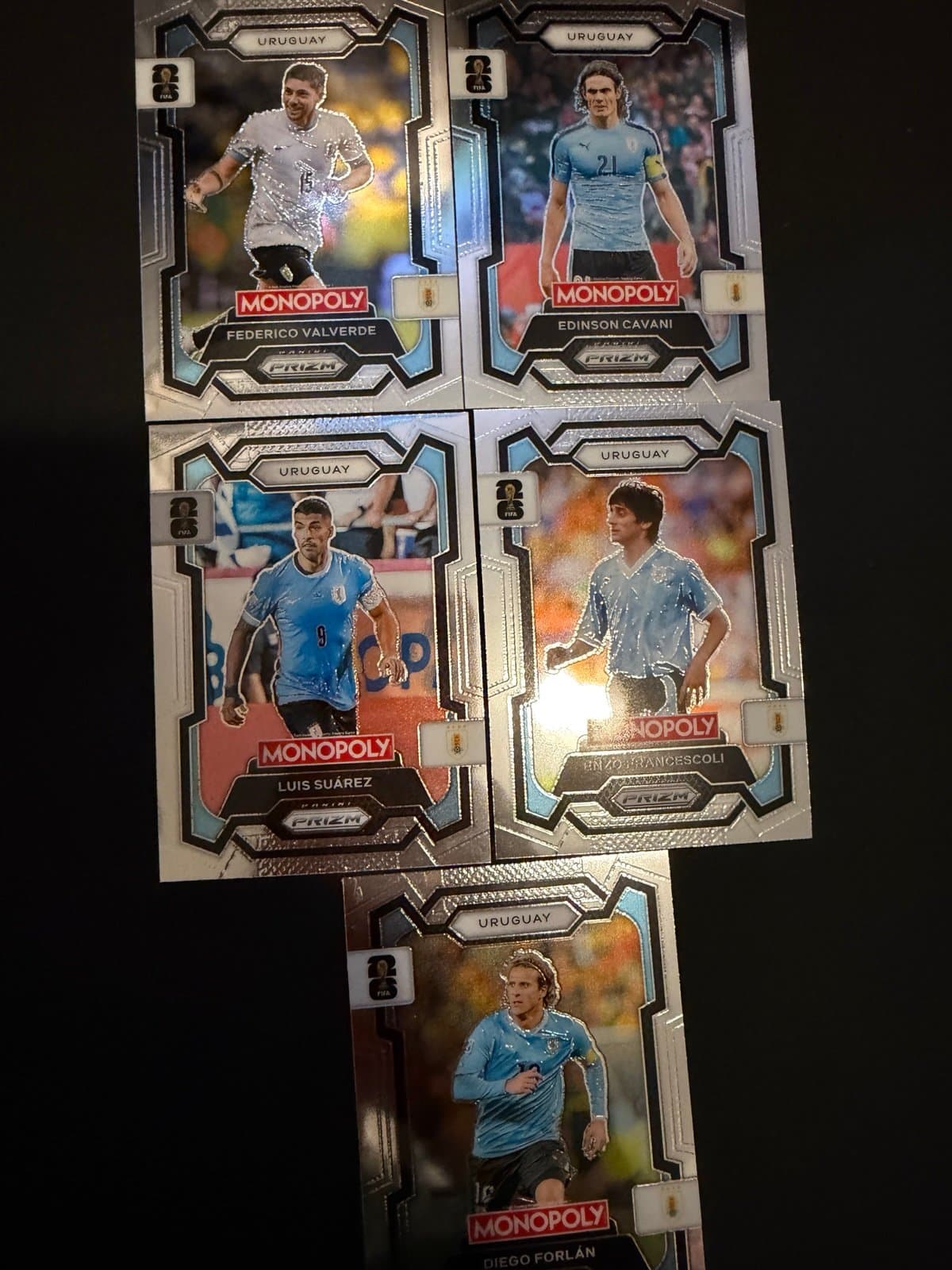 2026 Fifa World cup panini Prizm Monopoly URUGUAY LOT - Image 1