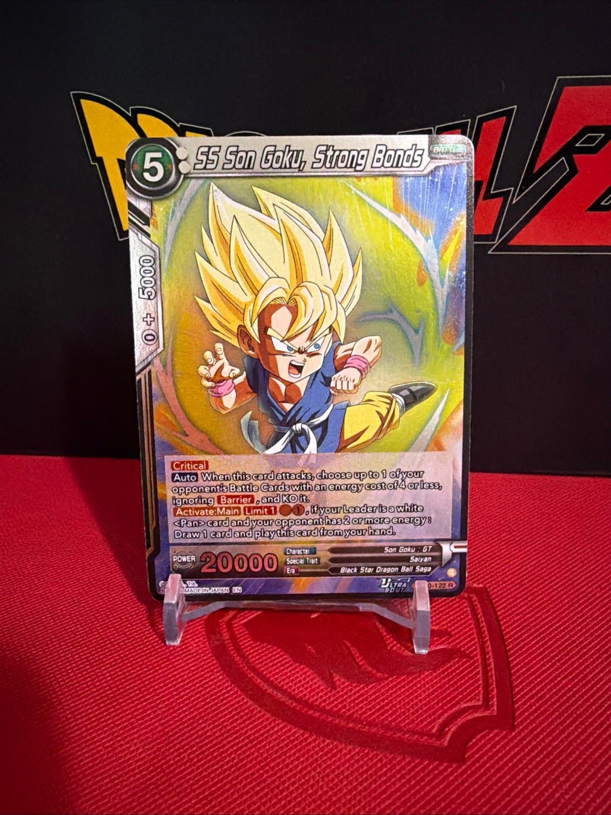SS Son Goku, Strong Bonds BT30-122 Rare Three Glorious Fighters Dragon Ball Card - Image 1