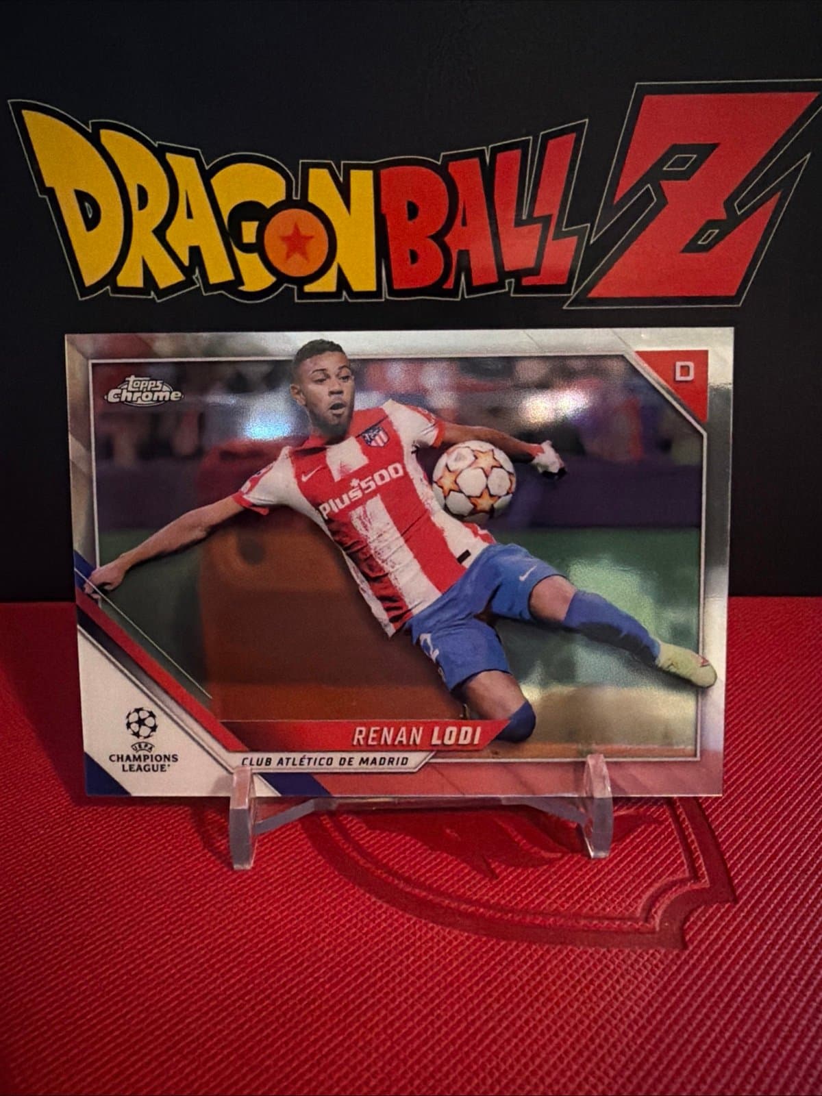 Renan Lodi 2021-22 Topps Chrome Champions League Refractor #122 Atletico Madrid - Thumbnail 2