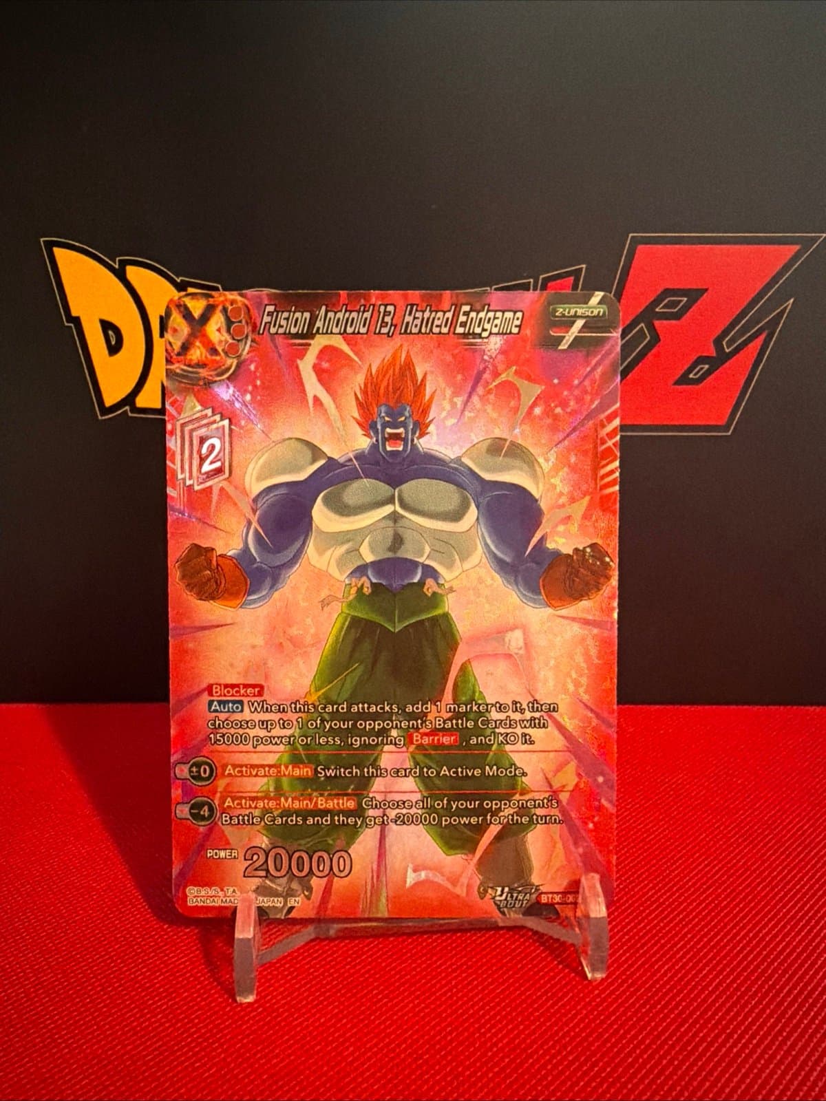 DBS BT30-002 SR Fusion Android 13 Hatred Endgame Three Glorious Fighters Masters - Image 1