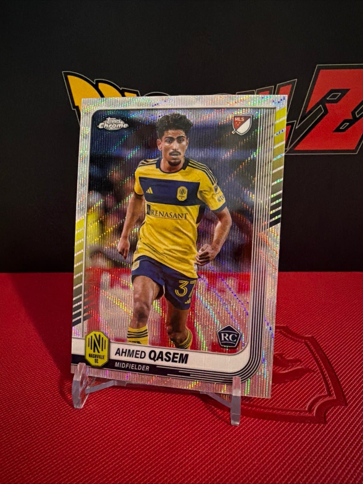 2025 Topps Chrome MLS Prism Refractor #164 Ahmed Qasem Rookie