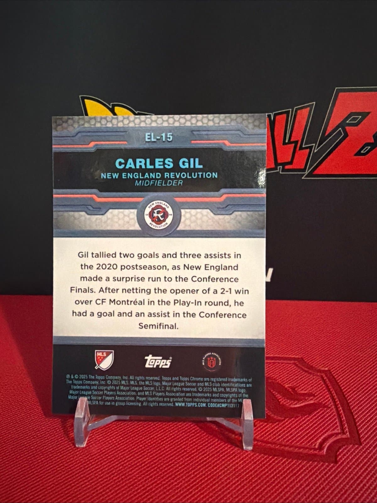 2025 Topps Chrome MLS #EL-15 Carles Gil Elimination - Thumbnail 3