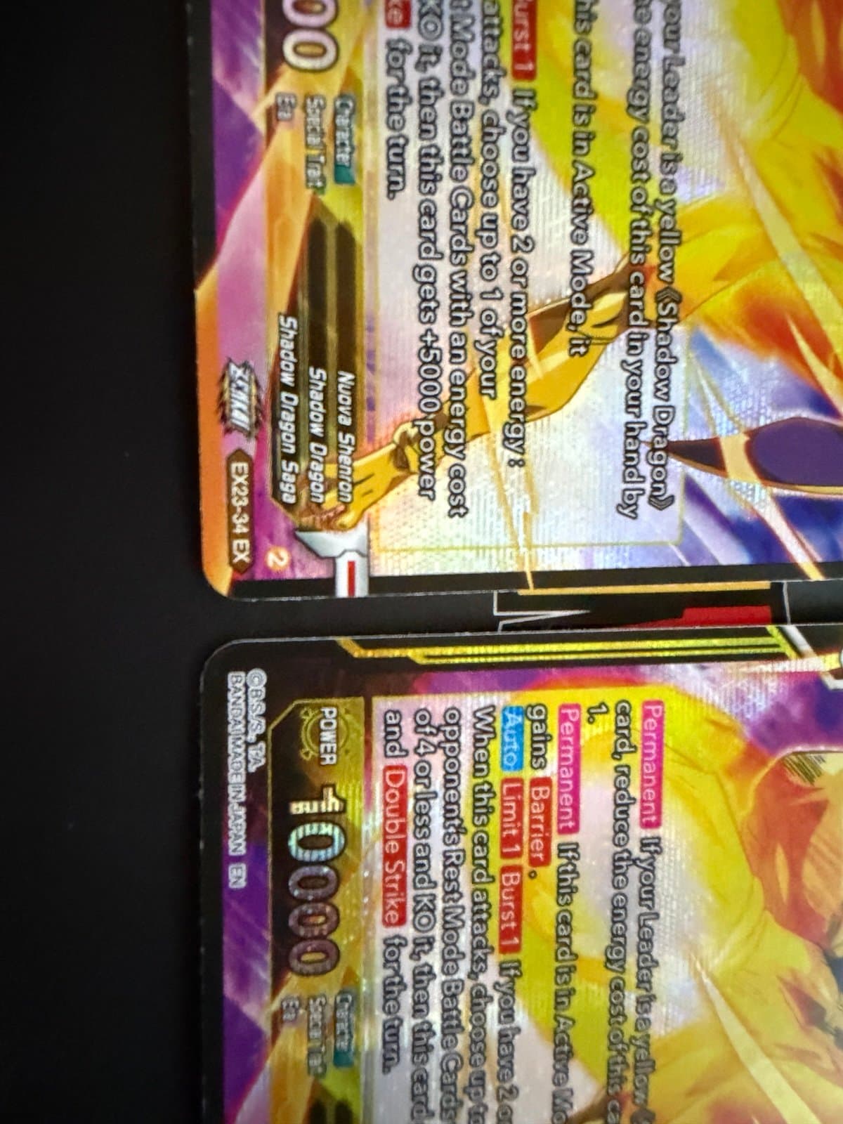 (2) DBS:M Nuova Shenron, Military Spirit - EX23-34 - EX - Foil Expansion Set - Thumbnail 2