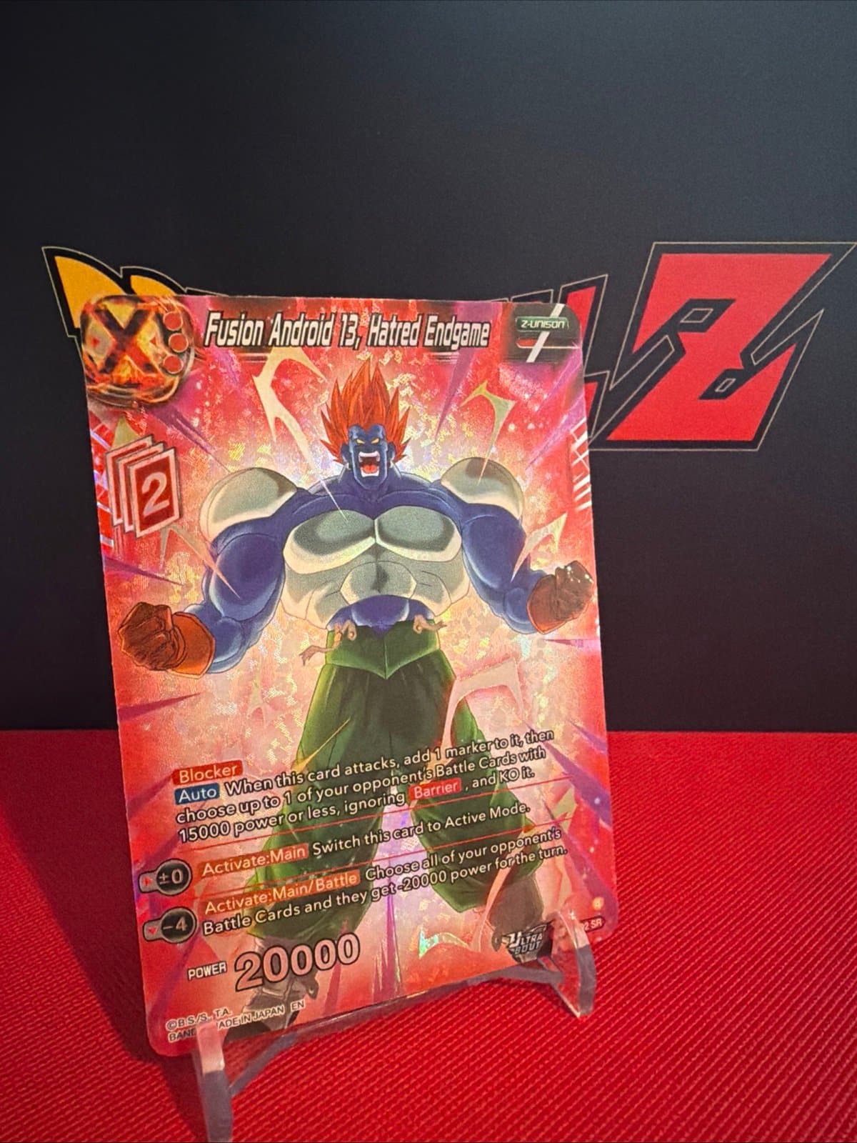 DBS BT30-002 SR Fusion Android 13 Hatred Endgame Three Glorious Fighters Masters - Thumbnail 3