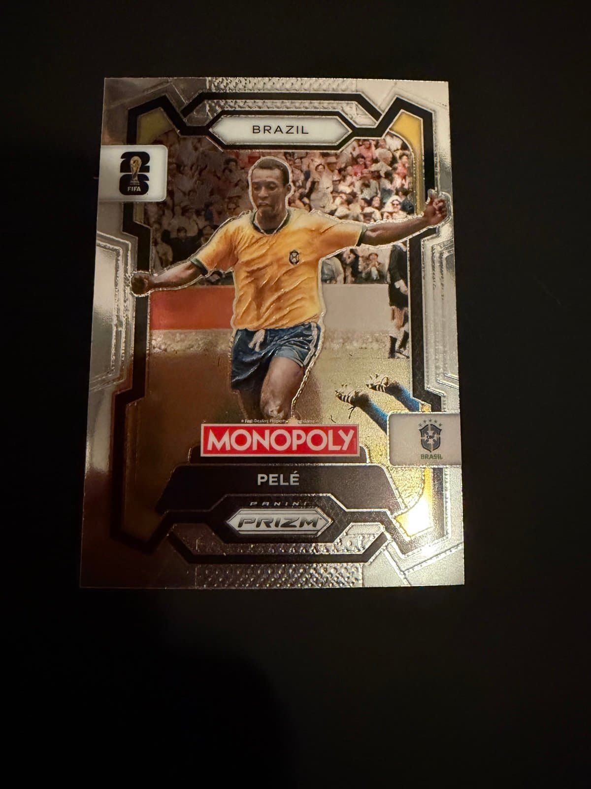 Pele 2026 Panini Prizm Monopoly FIFA World Cup #16 Silver - Thumbnail 2