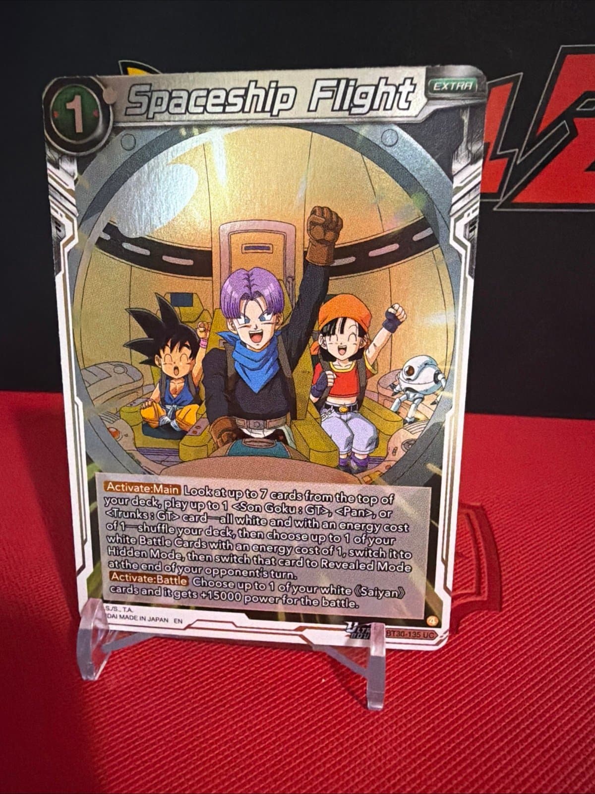 Spaceship Flight BT30-135 Foil Dragon Ball Super Three Glorious Fighters - Thumbnail 3