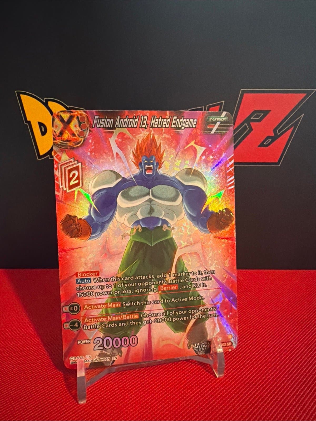 DBS BT30-002 SR Fusion Android 13 Hatred Endgame Three Glorious Fighters Masters - Thumbnail 2