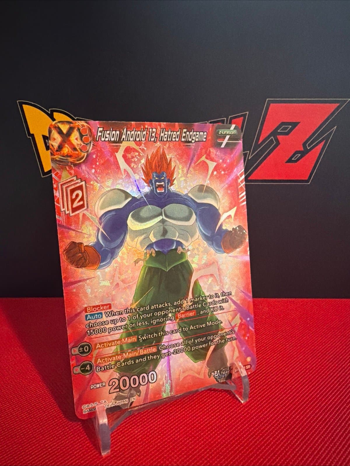 DBS BT30-002 SR Fusion Android 13 Hatred Endgame Three Glorious Fighters Masters - Thumbnail 4