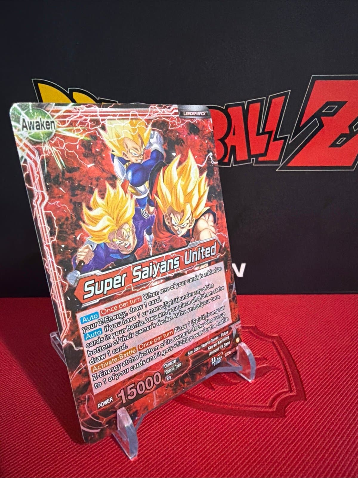 Super Saiyans United BT30-001 Uncommon Three Glorious Fighters - Thumbnail 4