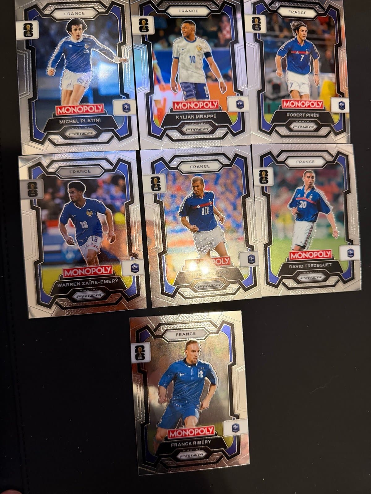 2026 Fifa World cup panini Prizm monopoly FRANCE LOT - Image 1