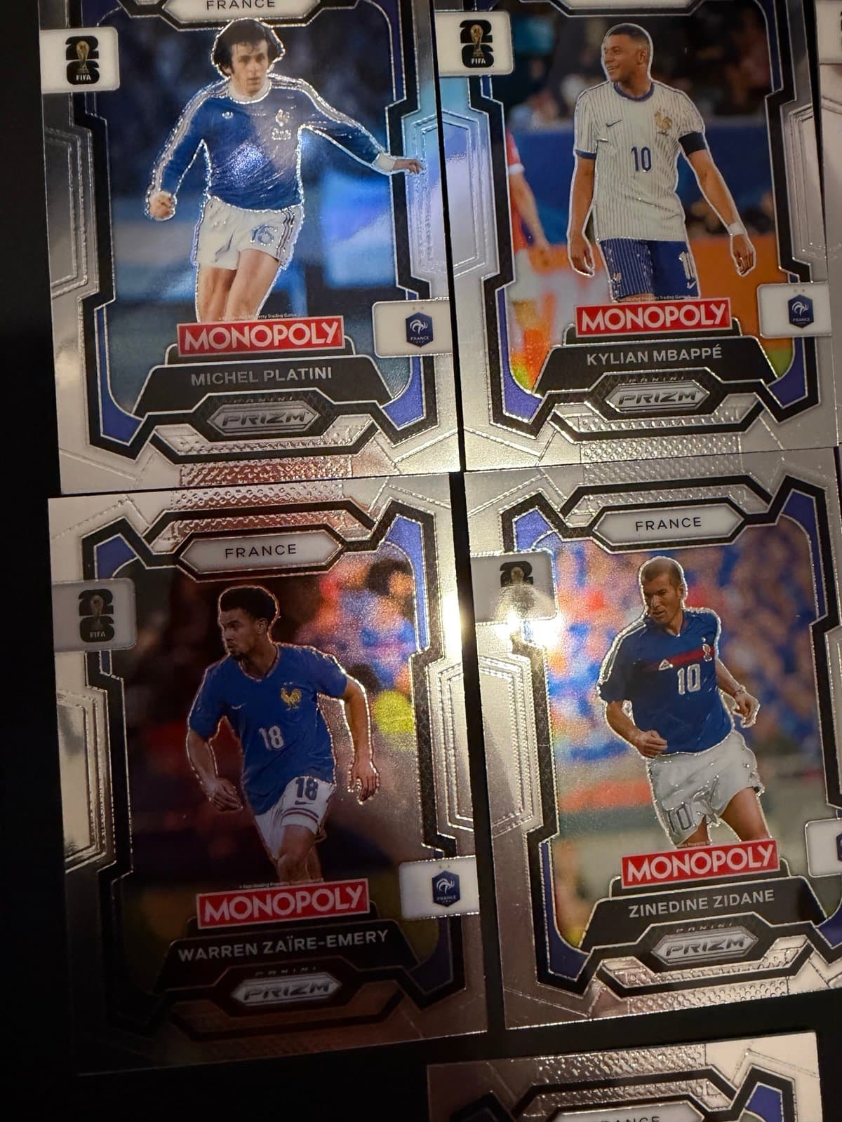 2026 Fifa World cup panini Prizm monopoly FRANCE LOT - Thumbnail 2