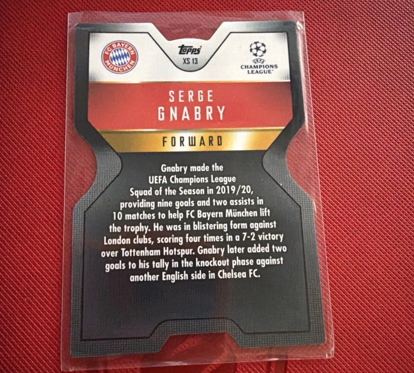 Topps Match Attax Extra 21/22 Serge Gnabry #XS 13 Pro Elite Chrome X - Thumbnail 2