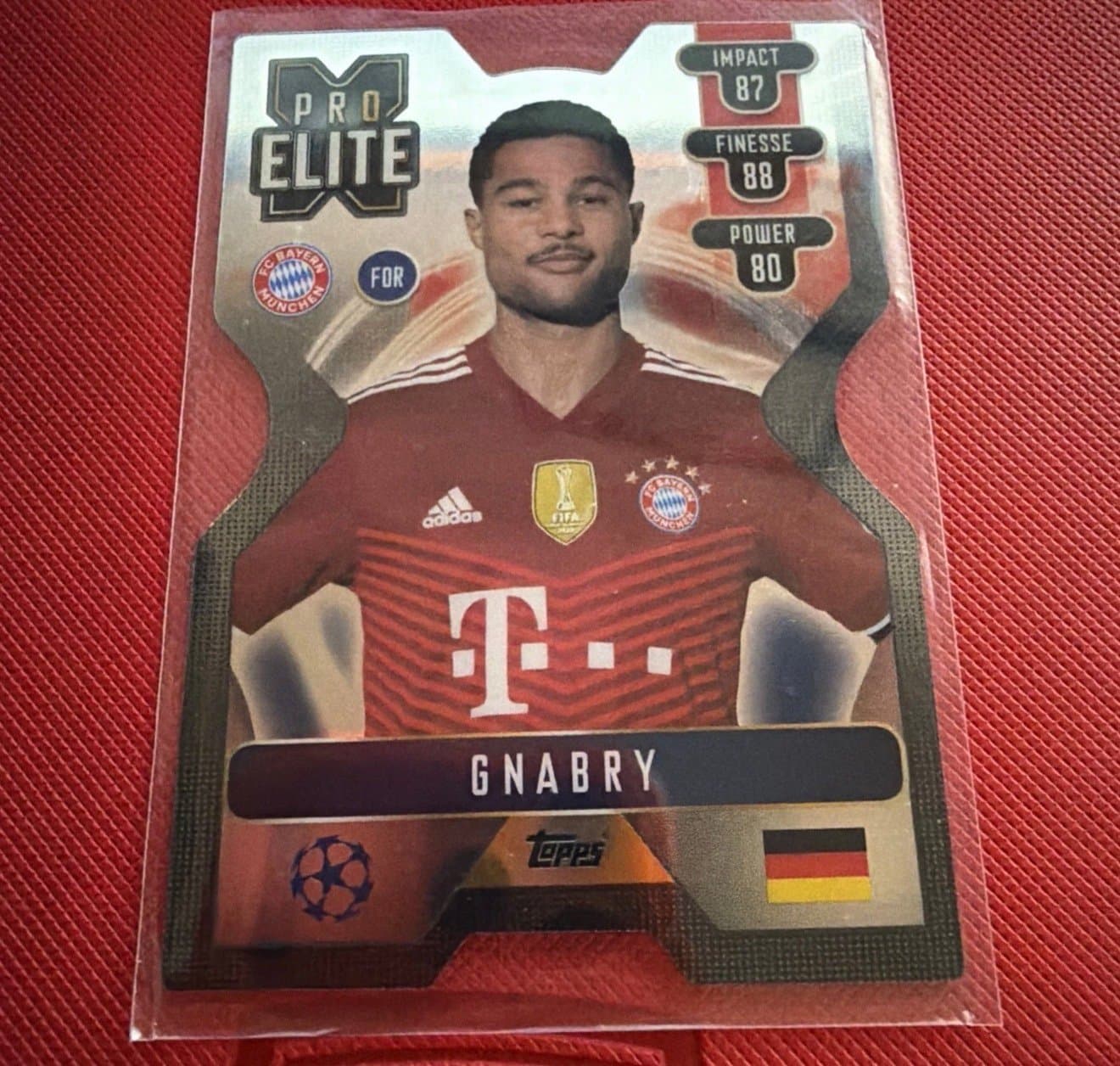 Topps Match Attax Extra 21/22 Serge Gnabry #XS 13 Pro Elite Chrome X - Image 1