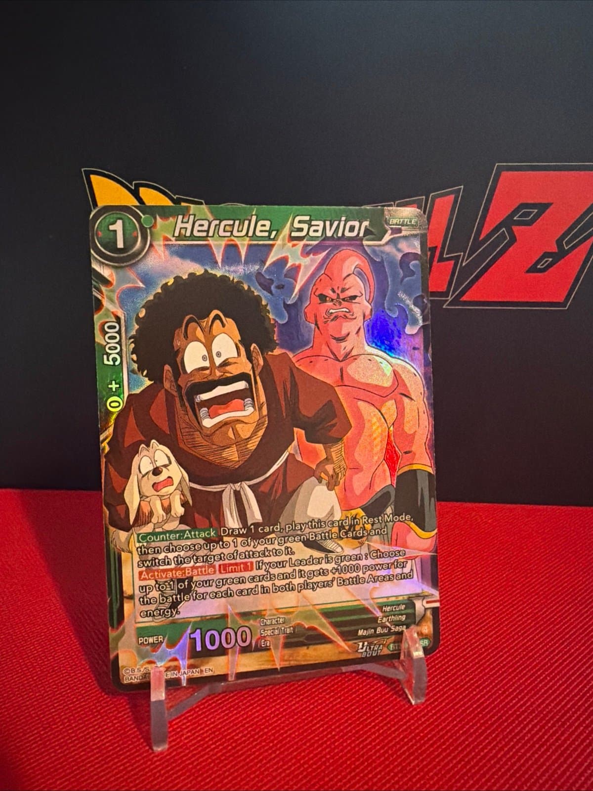 DBS BT30-055 SR Hercule, Savior There Glorious Fighters Masters Dragon Ball S - Thumbnail 3