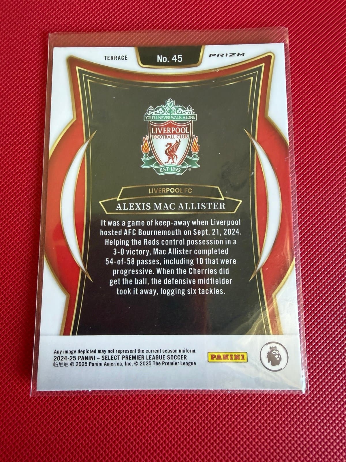 2024-25 Panini Select Premier League #45 Alexis Mac Allister Ice - Thumbnail 6