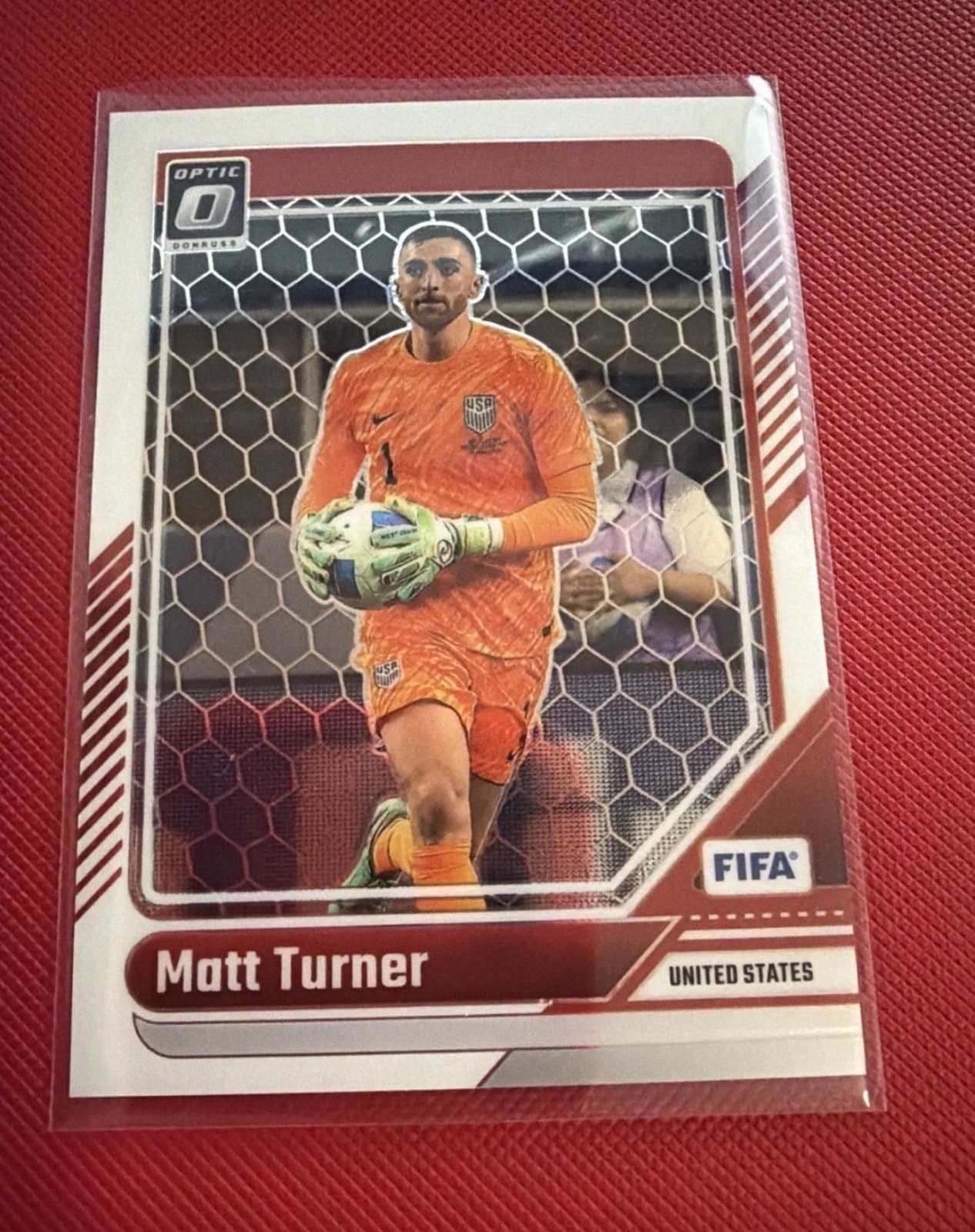 Matt Turner 2024-25 Panini Donruss #1 Optic United States - Image 1