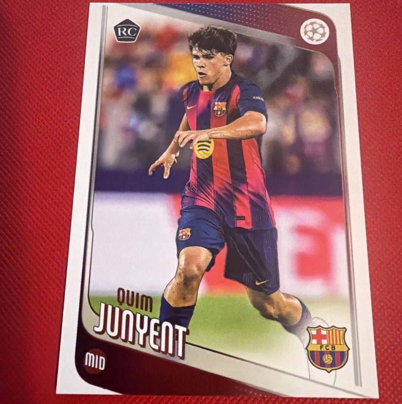 2025-26 Topps UEFA Club Competitions #93 Quim Junyent Rookie RC - Image 1