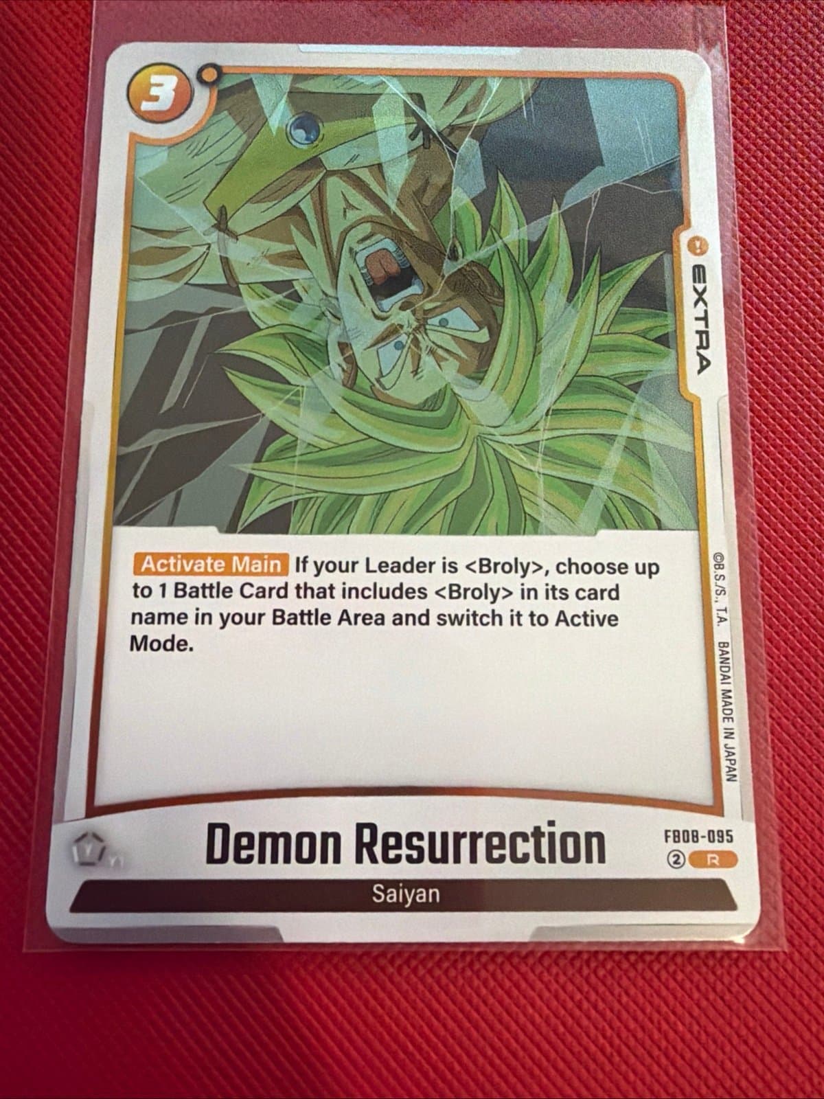 Dragon Ball Card Game Broly- Demon Resurrection FB08-095 FOIL