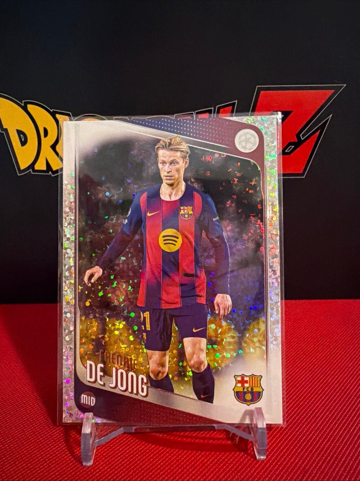 2025-26 Topps UEFA Club Competitions Sparkle Foil Frenkie de Jong Barcelona #135 - Thumbnail 2