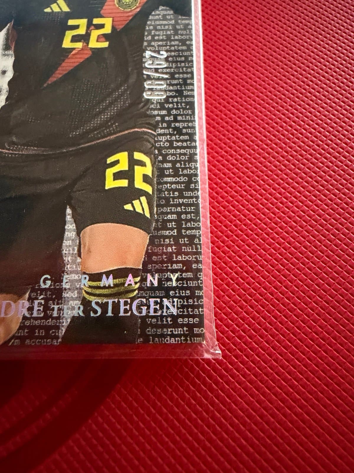 2024 Panini Noir Screenplay Jerseys /99 Marc-Andre ter Stegen #SJ-MTS - Thumbnail 3