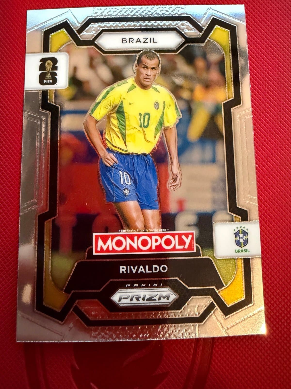 Rivaldo 2026 Panini Prizm Monopoly FIFA World Cup #21 Base Brazil - Image 1