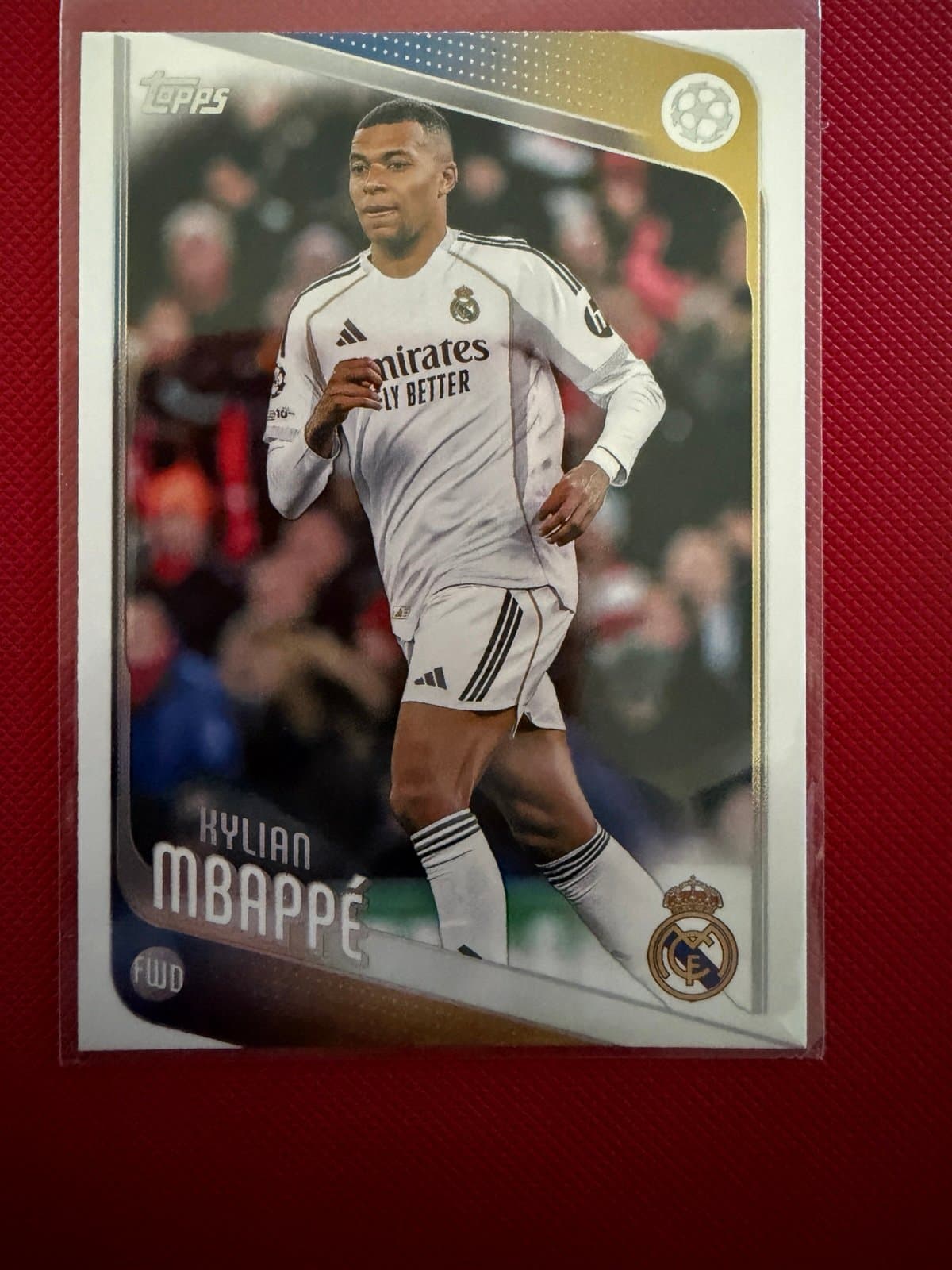 Topps Kylian Mbappé Real Madrid UEFA Champions League Soccer Card #112 - Image 1