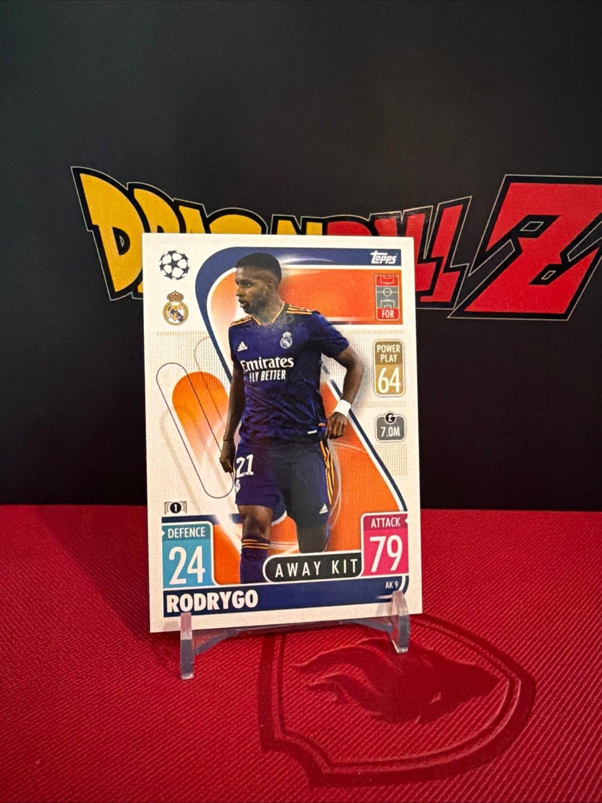 2021/2022 Topps Match Attack Rodrygo Real Madrid #Ak9 - Image 1